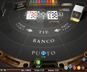 Krooncasino Punto Banco